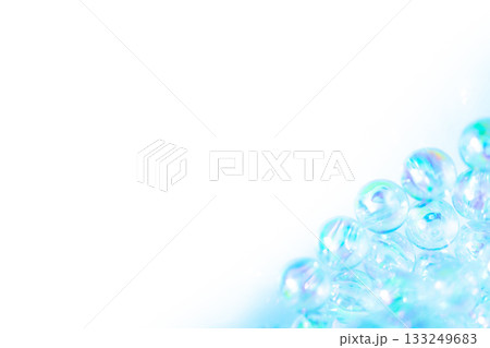 ガラス玉・キラキラ 背景素材 133249683