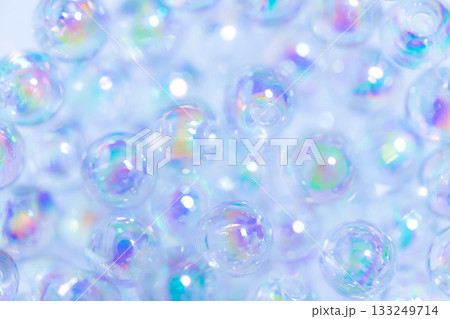 ガラス玉・キラキラ 背景素材 133249714