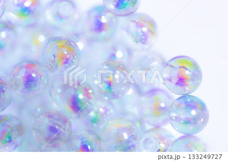 ガラス玉・キラキラ 背景素材 ガラス玉・キラキラ 背景素材 133249727
