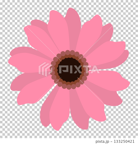 cute pink flower illustration cute pink flower illustration 133250421