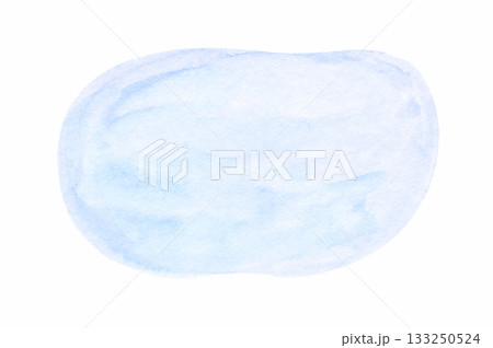 Light blue watercolor brush stroke abstract art with soft texture on white Light blue watercolor brush stroke abstract art with soft texture on white 133250524