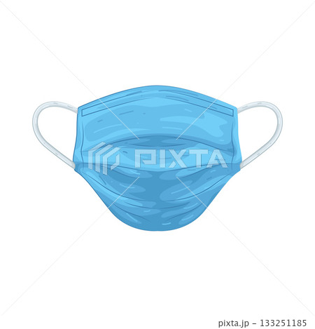 Illustration of face mask 133251185