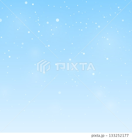 Light blue winter snow falling background. Minimalist winter scene with gentle snowfall for Christmas greeting card, holiday social media post, festive presentation, and clean winter design. Vector Light blue winter snow falling background. Minimalist winter scene with gentle snowfall for Christmas greeting card, holiday social media post, festive presentation, and clean winter design. Vector 133252177
