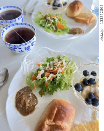 健康 ワンプレ-ト朝食 手作り 健康 ワンプレ-ト朝食 手作り 133252865