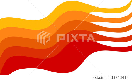 Abstract Layered Gradient Flow in Yellow, Orange, and Red on Light Background Abstract Layered Gradient Flow in Yellow, Orange, and Red on Light Background 133253415