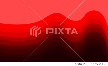 Abstract Horizontal Gradient Bands with Smooth Flow and Depth on Light Background Abstract Horizontal Gradient Bands with Smooth Flow and Depth on Light Background 133253417