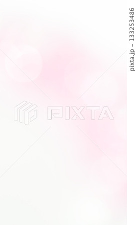 ふんわりキラキラ　玉ボケ　淡いグラレーション背景　ピンク色 133253486