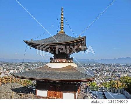 岡山県津山市にある天台宗「長法寺」：多宝塔 133254060