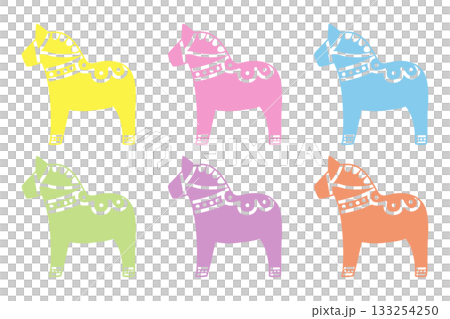 色彩繽紛的粉紅彩色達拉納馬套裝 色彩繽紛的粉紅彩色達拉納馬套裝 133254250