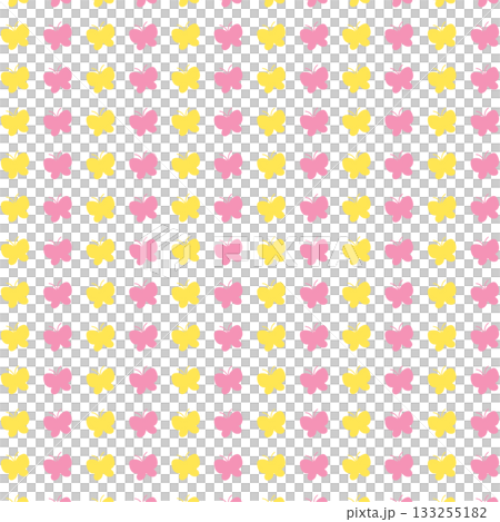 黄桃の蝶の背景素材 133255182