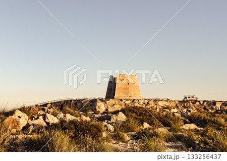 Caravan at Mesa Roldan tower, Spain 133256437