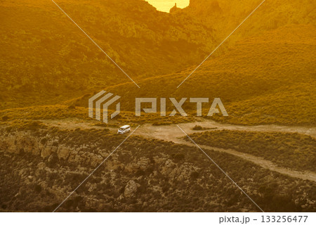 Coast landscape at sunset in Spain Coast landscape at sunset in Spain 133256477