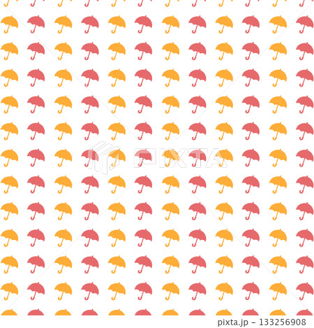 赤橙のカサの背景素材 赤橙のカサの背景素材 133256908