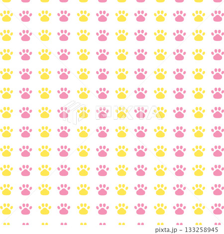 黄桃の肉球の背景素材 133258945