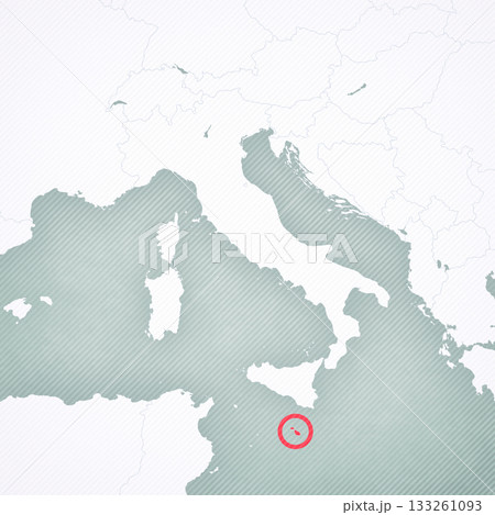 Map of Italian Peninsula - Malta 133261093