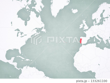 Map of North Atlantic Ocean - Portugal Map of North Atlantic Ocean - Portugal 133261100