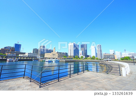 神奈川県横浜市、横浜みなとみらいの風景 133261639