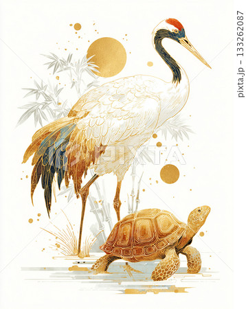 年賀状素材イラスト 133262087