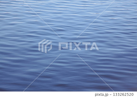 Rippling surface of a calm river captured on a sunny day Rippling surface of a calm river captured on a sunny day 133262520