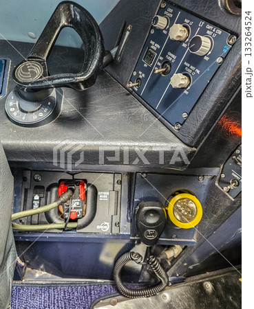 Cockpit Emergency Oxygen Mask and Controls Cockpit Emergency Oxygen Mask and Controls 133264524