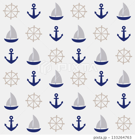 Marine seamless pattern Marine seamless pattern 133264763