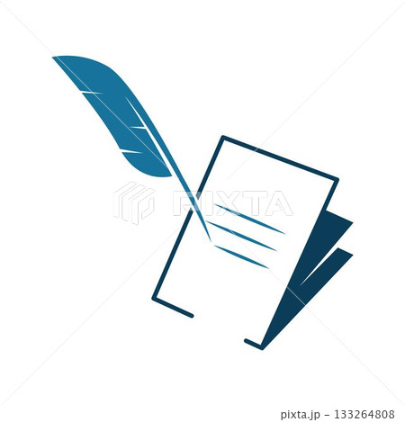 Quill logo icon design Quill logo icon design 133264808