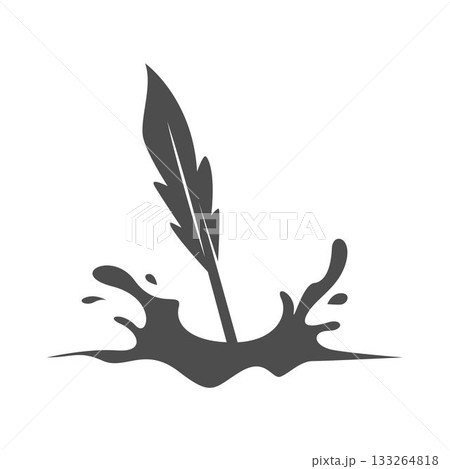 Quill logo icon design 133264818