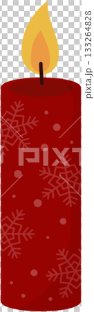 Christmas candle Christmas candle 133264828