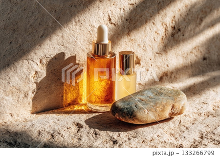 Natural beauty skin care products with pipette dropper Natural beauty skin care products with pipette dropper 133266799