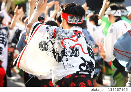 阿波踊り 墨田区曳舟 お宝市にて 阿波踊り 墨田区曳舟 お宝市にて 133267166