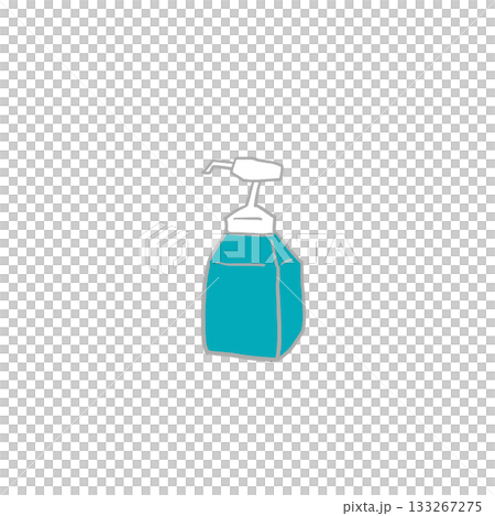 幫浦式消毒液瓶示意圖 幫浦式消毒液瓶示意圖 133267275