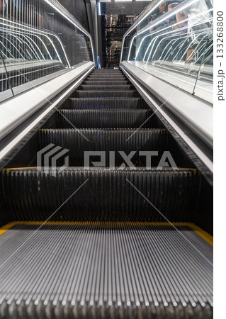 Escalator in a building, room Escalator in a building, room 133268800