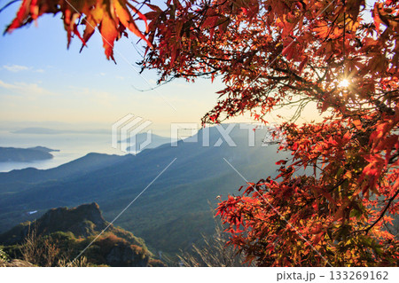 小豆島 寒霞渓 紅葉 小豆島 寒霞渓 紅葉 133269162