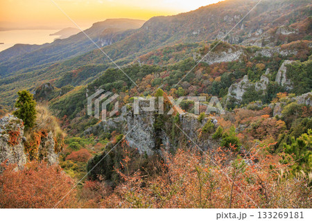 小豆島 寒霞渓 紅葉 小豆島 寒霞渓 紅葉 133269181