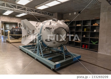 A mock-up of the atomic bomb in the museum 133269209