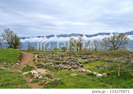 Ruins at the Hellenic Archaeological Park of Antigonea Ruins at the Hellenic Archaeological Park of Antigonea 133270871