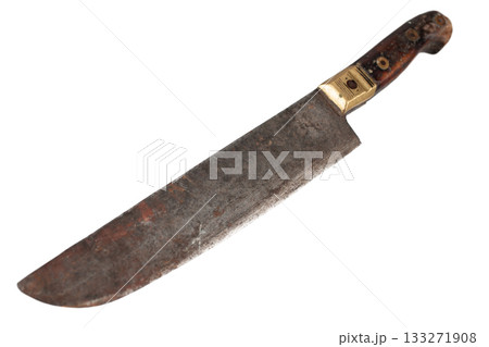 Retro vintage hunting knife 133271908