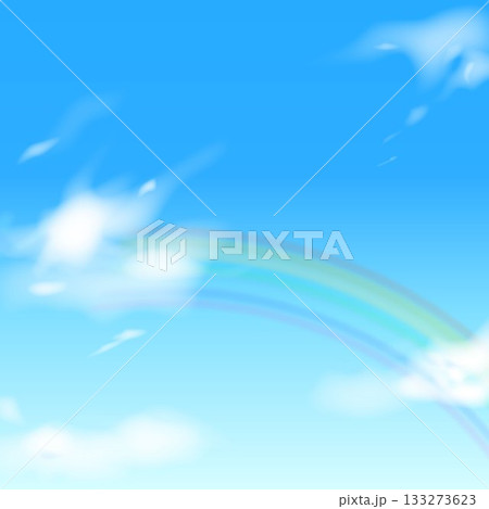 青空にかかる虹 133273623