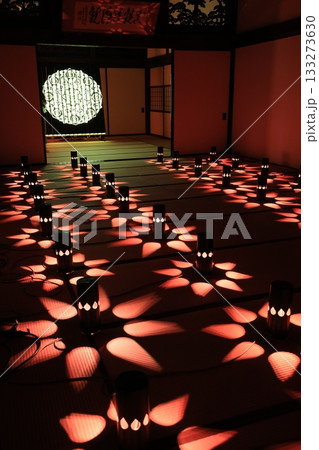 岐阜県関市の龍泰寺を彩る幻想的ライトアップアート 133273630