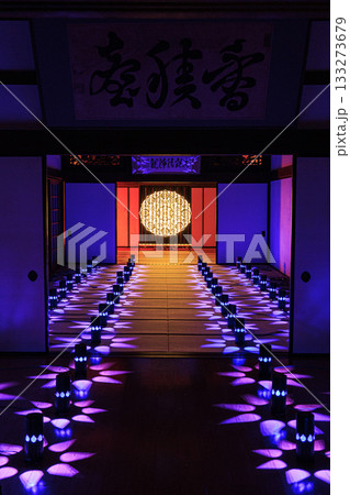 あんじんの灯ー岐阜県関市の龍泰寺を彩る幻想的ライトアップアートインスタレーション 133273679