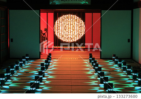 あんじんの灯ー岐阜県関市の龍泰寺を彩る幻想的ライトアップアートインスタレーション 133273680