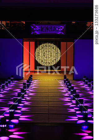 あんじんの灯ー岐阜県関市の龍泰寺を彩る幻想的ライトアップアートインスタレーション 133273686