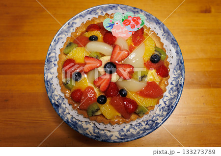 母の日のフルーツタルト 133273789