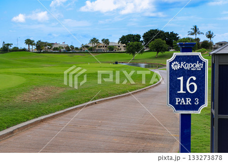 ハワイ(オアフ島)の休日(ゴルフライフ)カポレイno16 ハワイ(オアフ島)の休日(ゴルフライフ)カポレイno16 133273878