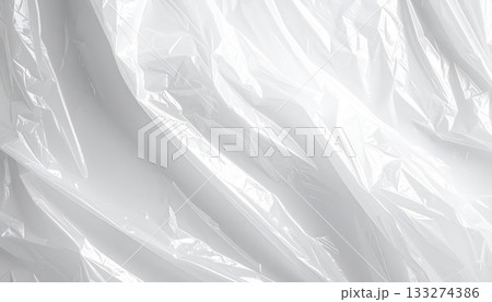 《AI画像》白いビニール袋の背景素材 133274386