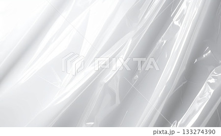 《AI画像》白いビニール袋の背景素材 133274390