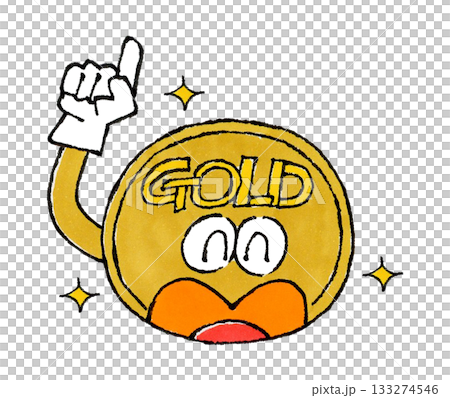 金色人物 133274546