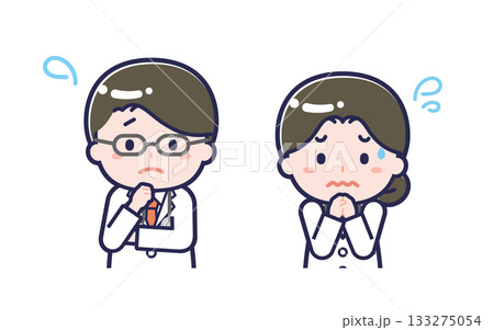 長袖医師／2人組／男女 05 133275054