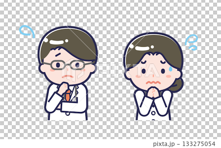 長袖医師／2人組／男女 05 133275054