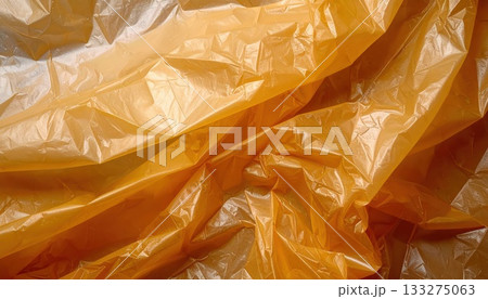 《AI画像》茶色のビニール袋の背景素材 133275063